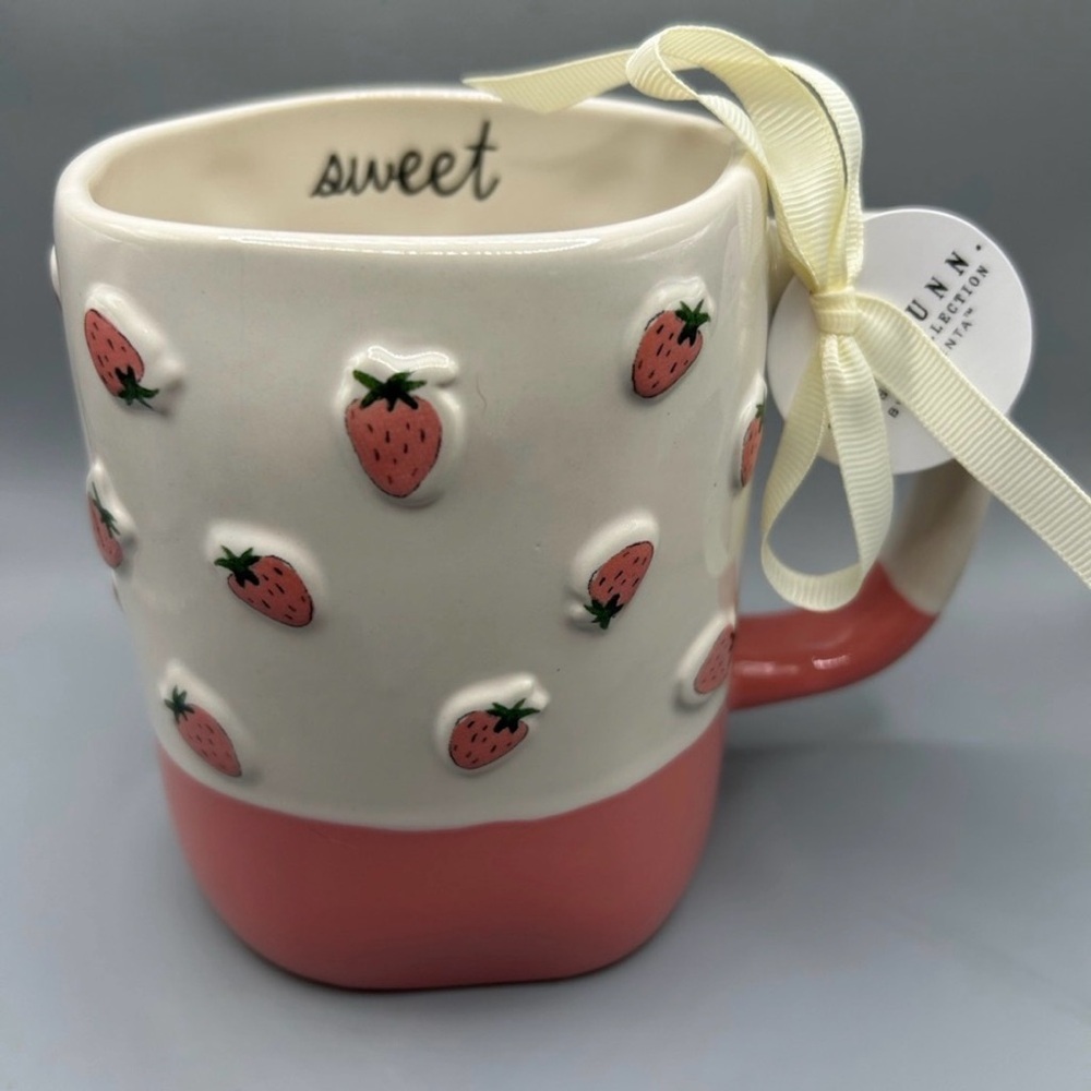 Rae Dunn strawberry mug NWT
